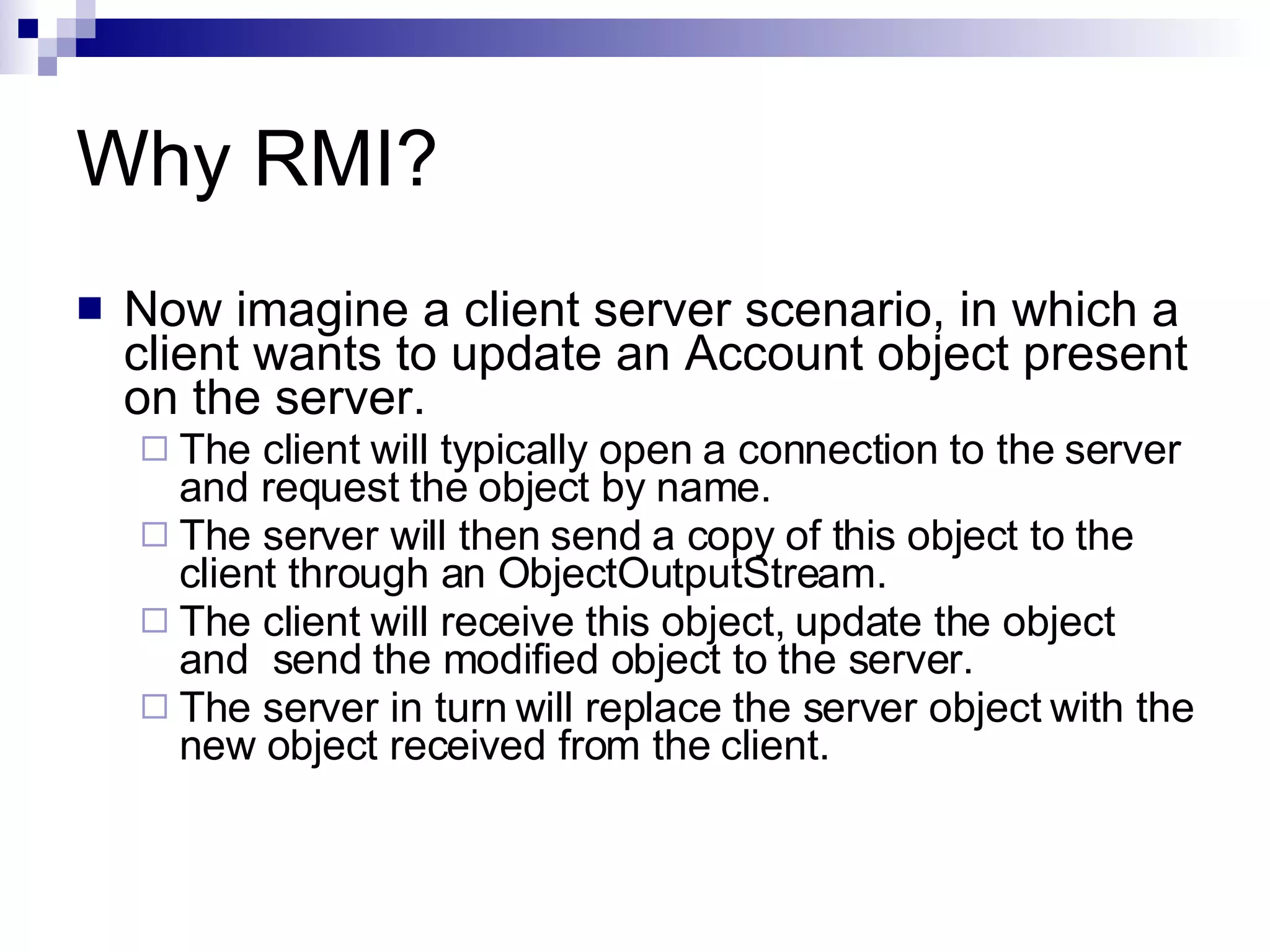 Remote Method Invocation | PPT