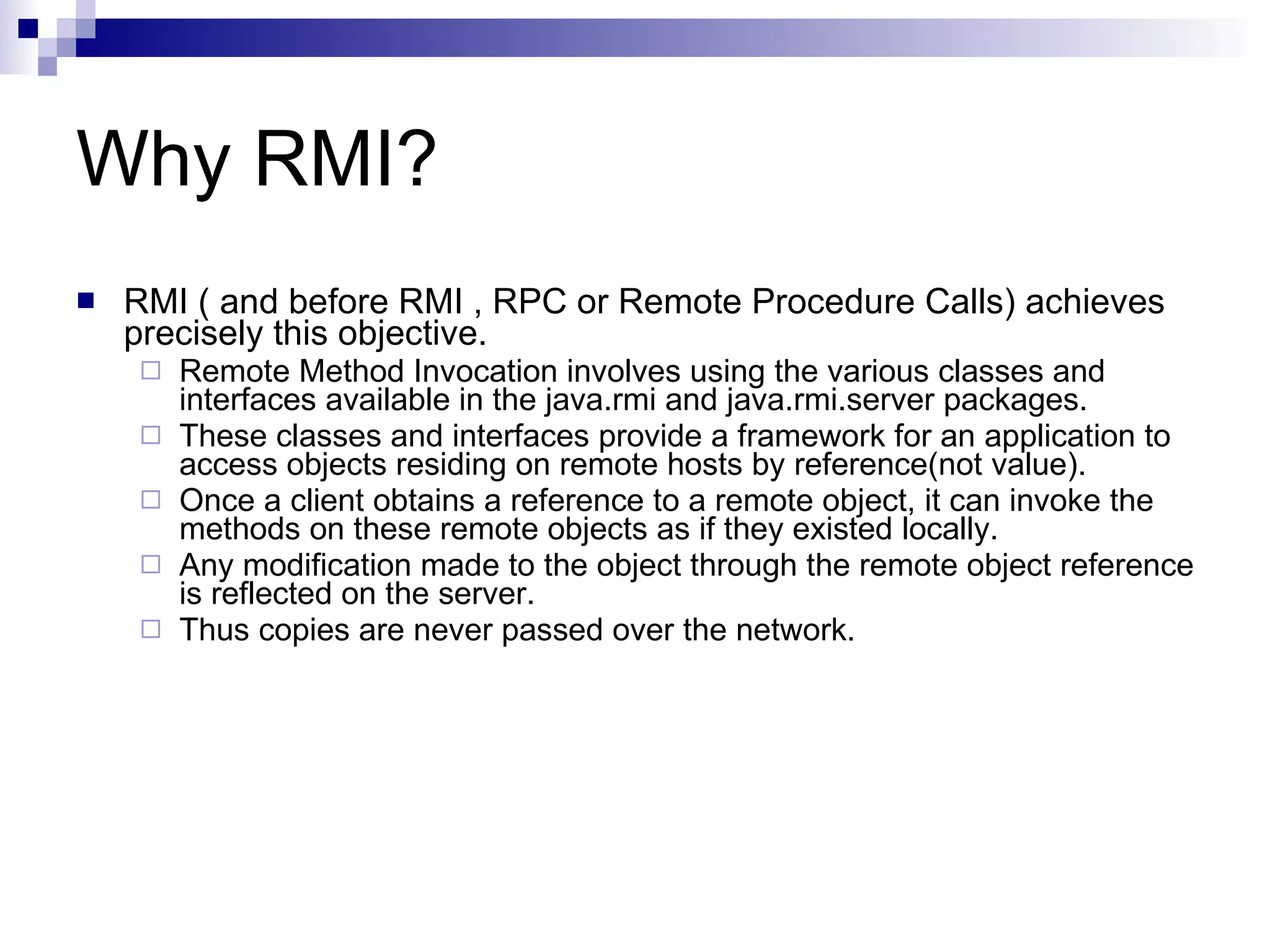 Remote Method Invocation | PPT