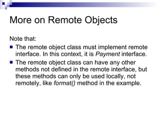Remote Method Invocation | PPT
