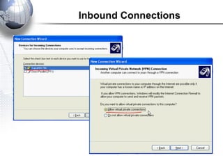 Inbound Connections
 