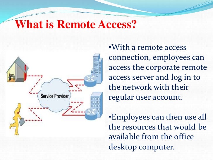 Infrastructure Setup Remote Access Service