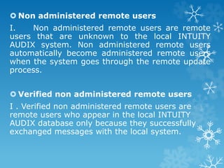 Remote administration | PPTX