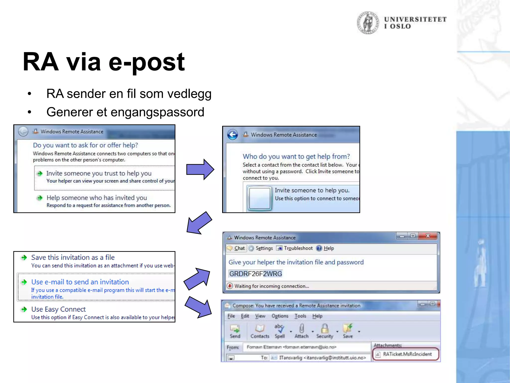 Løsninger:Bruk Tivoli eller Remote desktop istedenGroup Policy - UIAccess:Unntakfra Secure Desktop