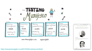 https://www.growingagile.co.za/2015/04/the-testing-manifesto/
 