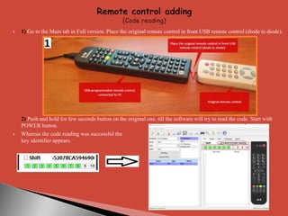 RCCreator Guidance. Remote control adding (copy codes from your ...