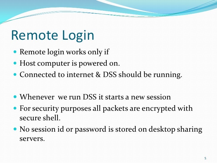 Remote Login