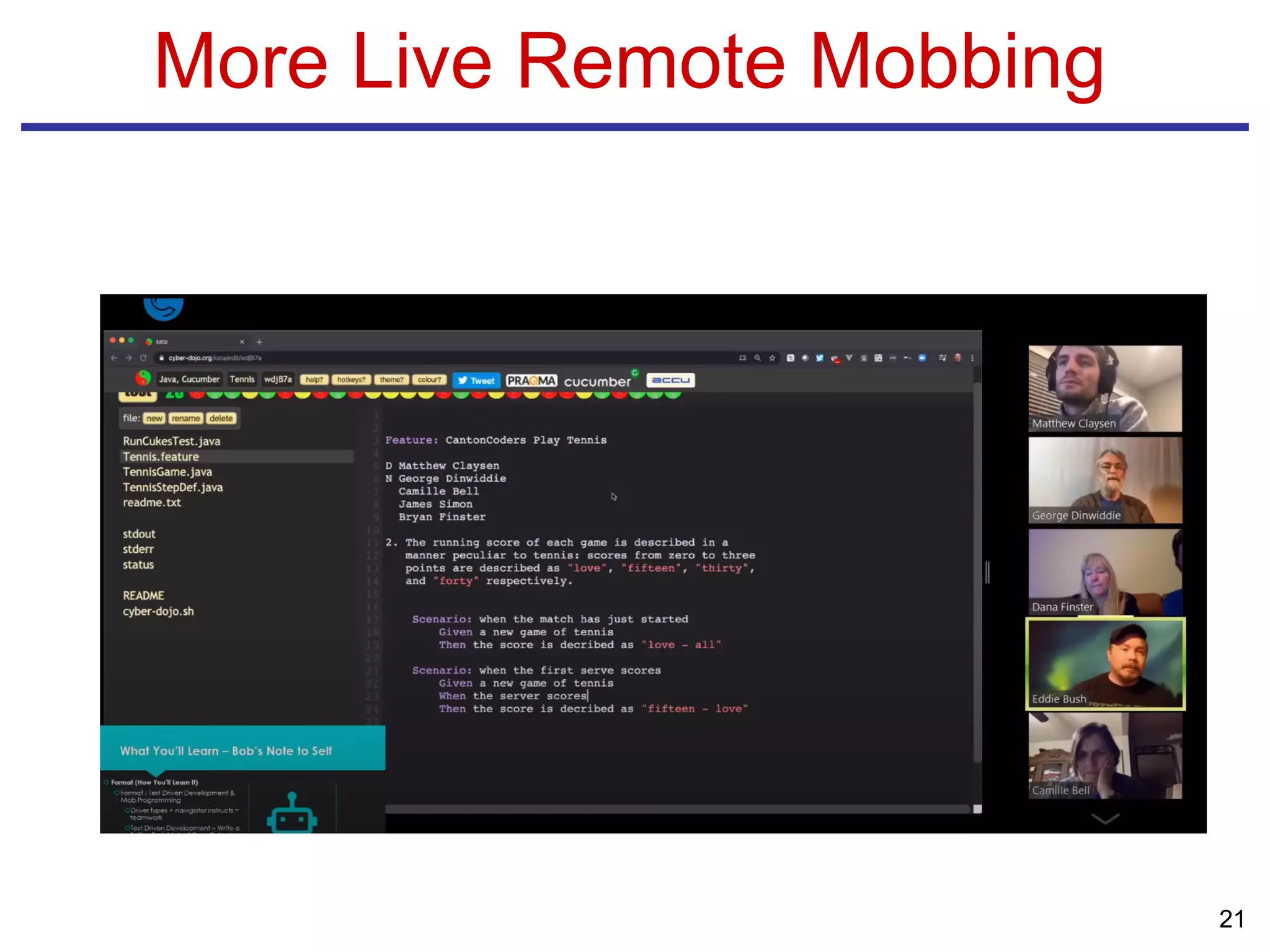 More Live Remote Mobbing
21
 
