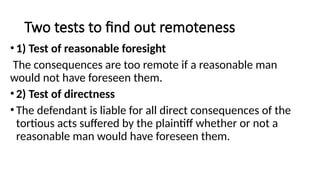 Remoteness tort in law of damage[1].pptx
