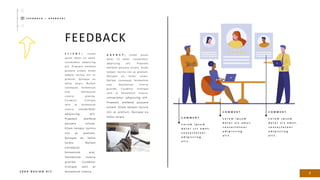 C L I E N T | Lorem
ipsum dolor sit amet,
consectetur adipiscing
elit. Praesent eleifend
posuere ornare. Etiam
tempor lacinia nisi ac
pretium. Quisque eu
tellus turpis. Nullam
consequat fermentum
erat. Vestibulum
viverra gravida.
Curabitur tristique
velit at fermentum
viverra. consectetur
adipiscing elit.
Praesent eleifend
posuere ornare.
Etiam tempor lacinia
nisi ac pretium.
Quisque eu tellus
turpis. Nullam
consequat
fermentum erat.
Vestibulum viverra
gravida. Curabitur
tristique velit at
fermentum viverra.
A G E N C Y | Lorem ipsum
dolor sit amet, consectetur
adipiscing elit. Praesent
eleifend posuere ornare. Etiam
tempor lacinia nisi ac pretium.
Quisque eu tellus turpis.
Nullam consequat fermentum
erat. Vestibulum viverra
gravida. Curabitur tristique
velit at fermentum viverra.
consectetur adipiscing elit.
Praesent eleifend posuere
ornare. Etiam tempor lacinia
nisi ac pretium. Quisque eu
tellus turpis.
FEEDBACK
C O M M E N T
L o r e m i p s u m
d o l o r s i t a m e t ,
c o n s e c t e t u e r
a d i p i s c i n g
e l i t .
2
2 0 X X D E S I G N K I T
F E E D B A C K + A P P R O V A L
C O M M E N T
L o r e m i p s u m
d o l o r s i t a m e t ,
c o n s e c t e t u e r
a d i p i s c i n g
e l i t .
C O M M E N T
L o r e m i p s u m
d o l o r s i t a m e t ,
c o n s e c t e t u e r
a d i p i s c i n g
e l i t .
 