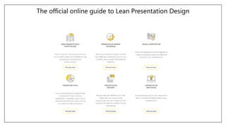 The official online guide to Lean Presentation Design
 