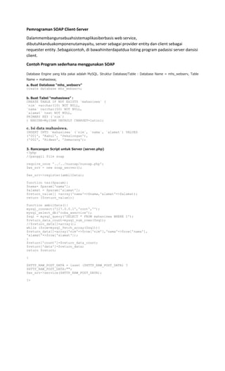 Panggil Mysql Remote procedure call | PDF