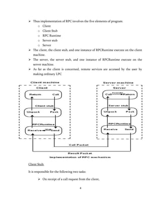Remote procedure calls | DOC | Programming Languages | Computing