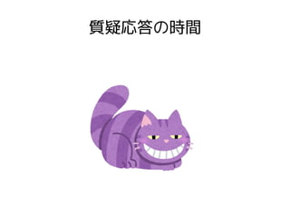 質疑応答の時間
 