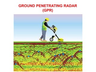 GROUND PENETRATING RADAR
(GPR)
 