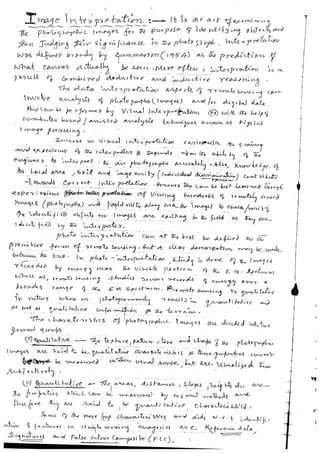 REMOTE SENSING TECHNIQUE