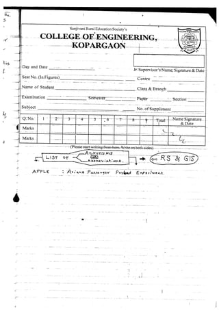 REMOTE SENSING TECHNIQUE
