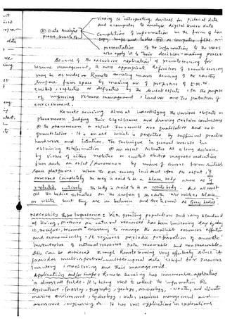 REMOTE SENSING TECHNIQUE