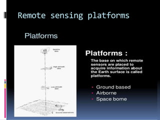 Remote sensing | PPTX