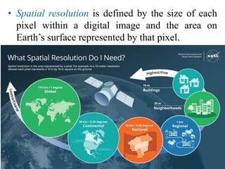Remote sensing presentation explanation pptx | PDF