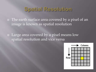 Remote sensing concept and applications | PPTX