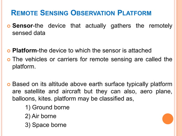 Remote Sensing - Fundamentals | PPTX | Physics | Science