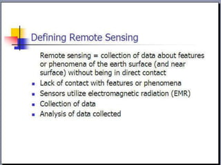 Remote sensing 1 | PPTX