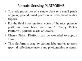 Remote Sensing 1 1.pptx Remote Sensing11 | PPTX