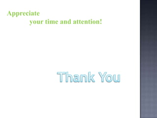 Appreciate
      your time and attention!
 