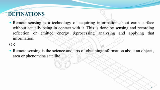 Remote sensing and Gis | PPT