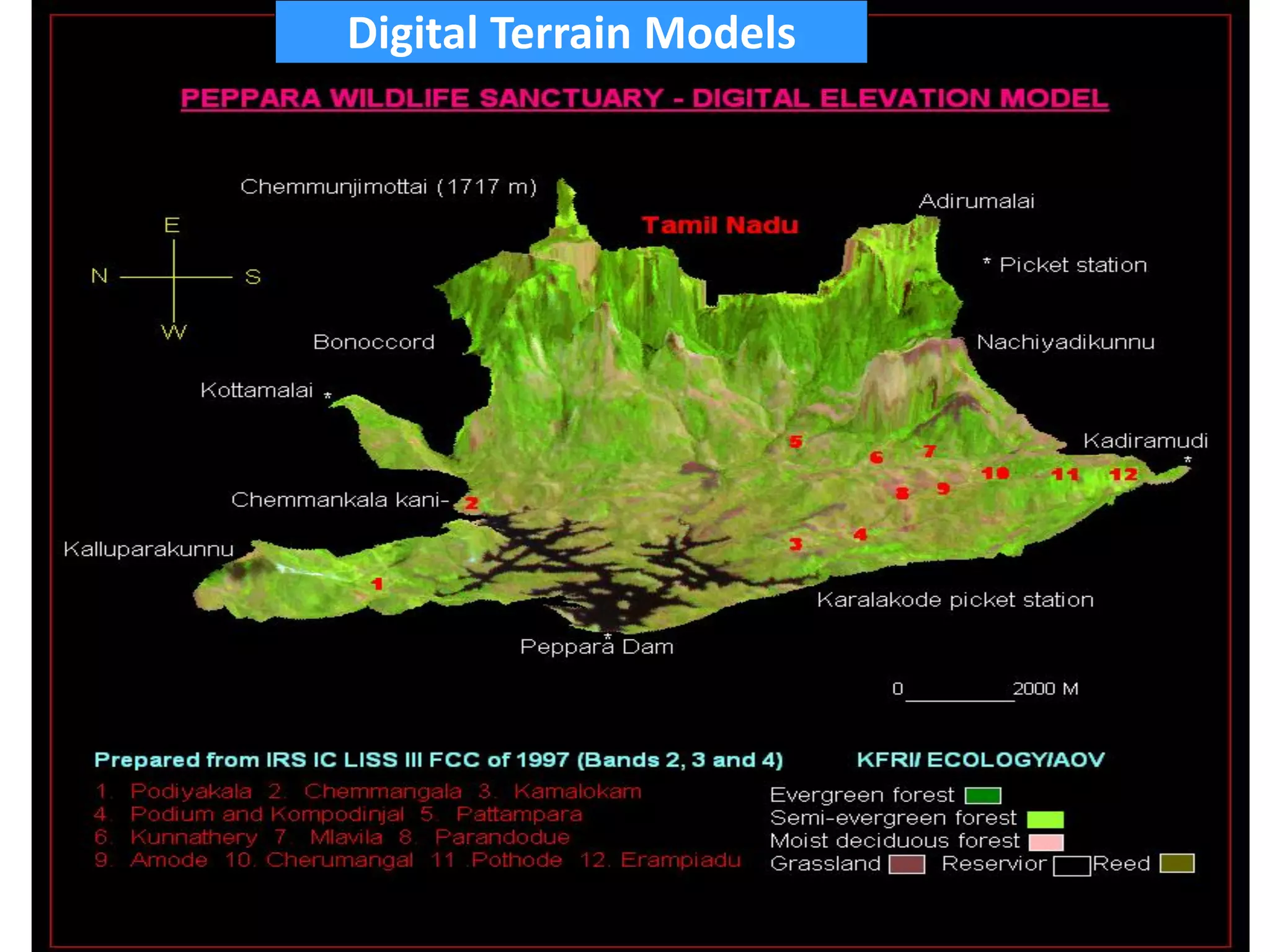 Digital Terrain Models
 