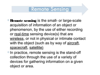 Remote sensing by jitendra thakor