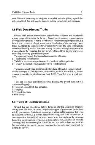 Remote Sensing Geology and plus 3 1st year | PDF