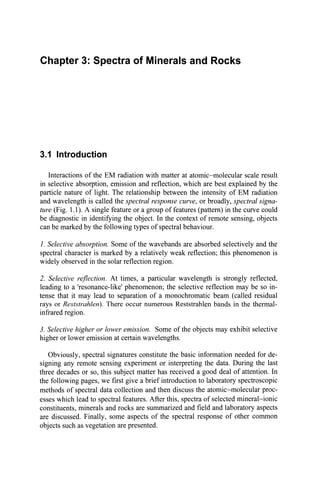 Remote Sensing Geology and plus 3 1st year | PDF