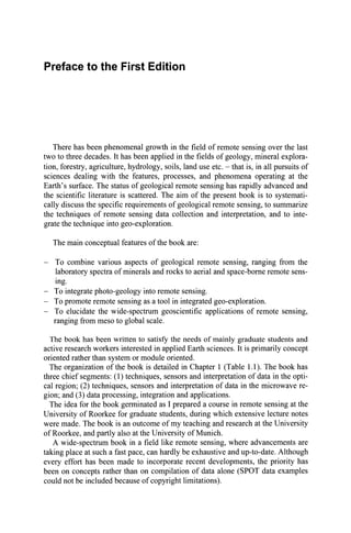 Remote Sensing Geology and plus 3 1st year | PDF