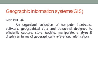 Remote Sensing & Gis | PPT