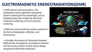 Emr Sensor Remote sensing, GPS and GIS ppt | PPTX