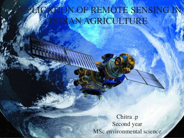 Remote Sensing In Agriculture