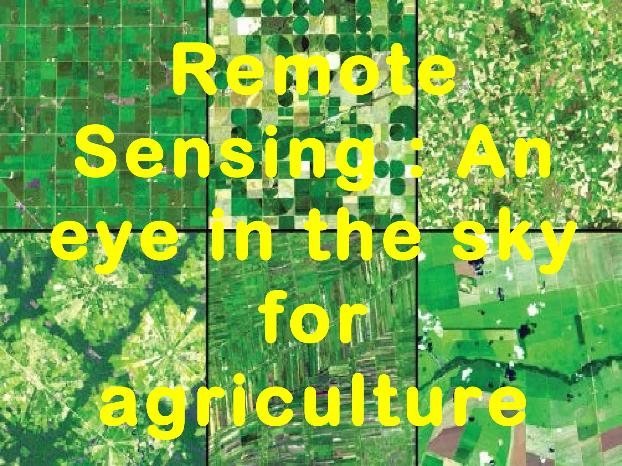 Application of Remote sensing in fruit crops | PPT