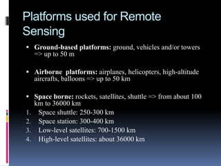 Remote sensing ppt | PPTX