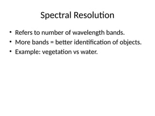 Comprehensive Overview of Remote Sensing Resolution Types and Their ...