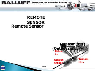 Remote Sensors | PPT