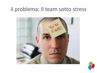 Il problema: Il team sotto stress
 