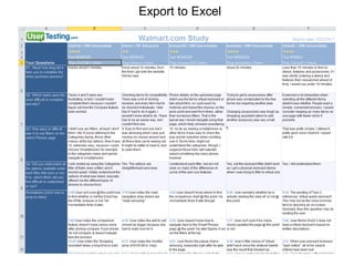 Export to Excel
 