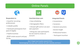 Remote Moderated Usability Testing & Tools | PDF