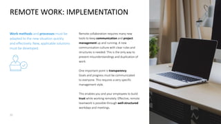 💬 Remote work home office powerpoint presentation template | PDF