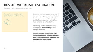 💬 Remote work home office powerpoint presentation template | PDF