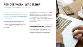 💬 Remote work home office powerpoint presentation template | PDF