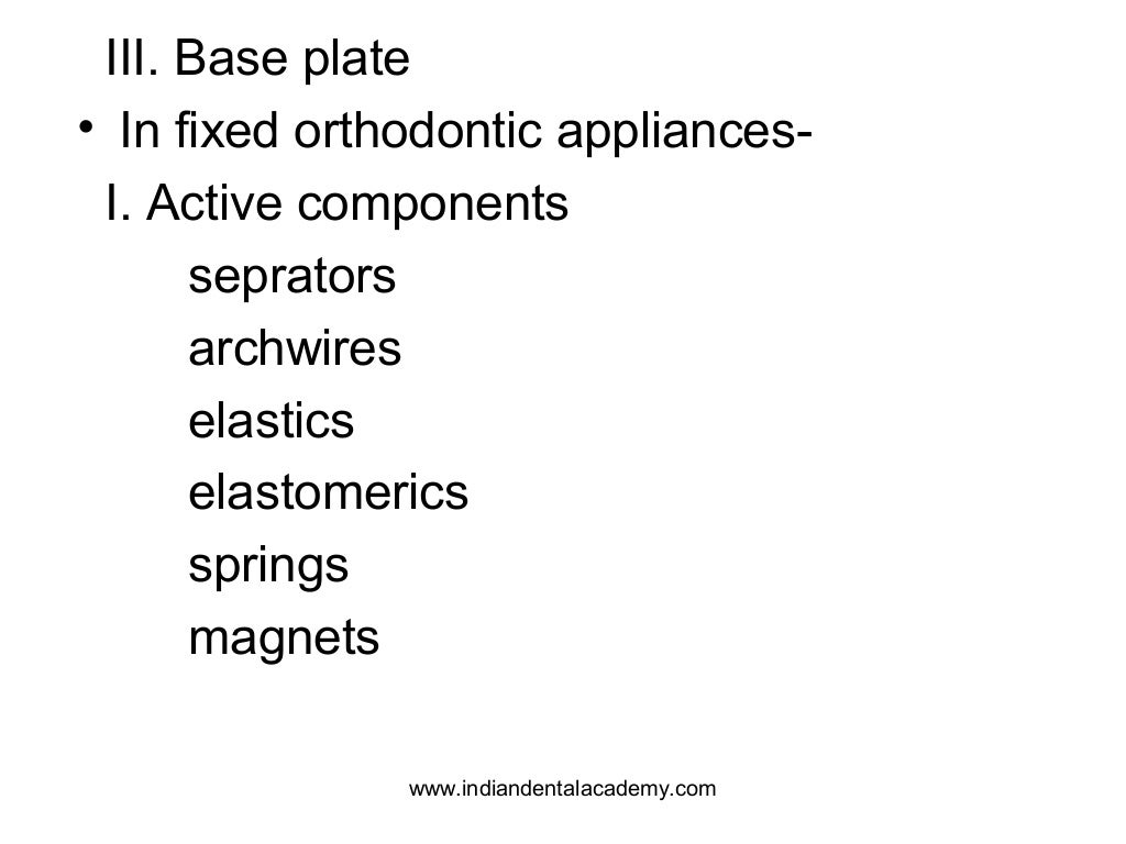 Removable appliances & its classification 1 /certified fixed orthodon…