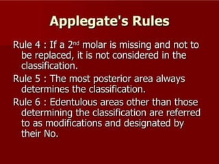 REMOVABLE PARTIAL DENTURES IN PROSTHODONTICS