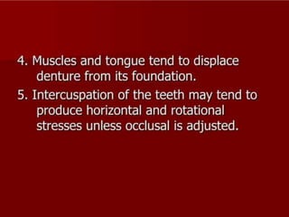 REMOVABLE PARTIAL DENTURES IN PROSTHODONTICS